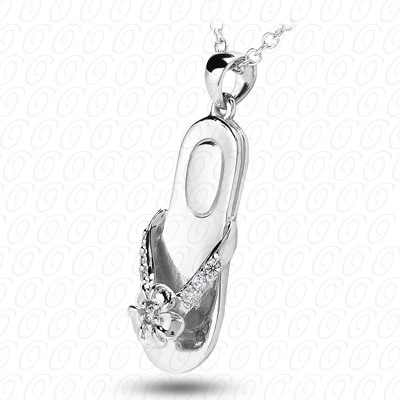 14KP Fancy Pendants 0.09 CT. Pendants