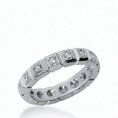 14KP  Round Cut Diamond Unique <br>Engagement Ring 0.30 CT. Eternity Wedding Bands Style
