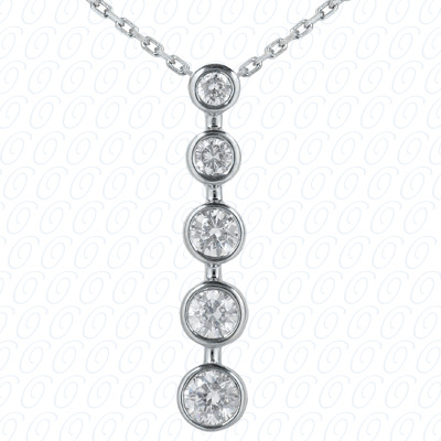 14KP Journey 0.50 CT. Pendants