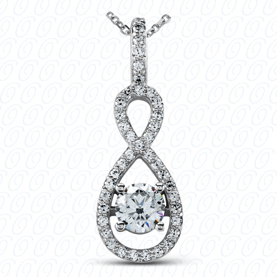 14KP Fancy Pendants 0.40 CT. Pendants